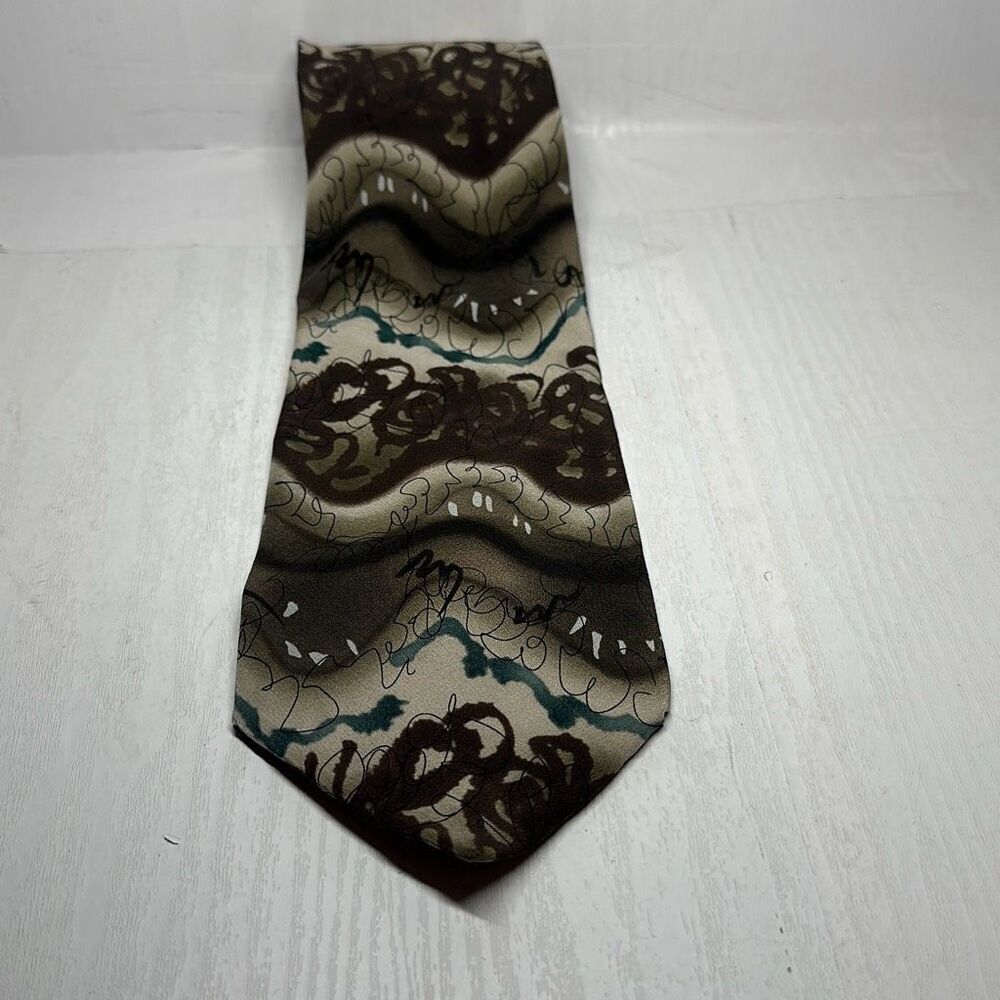 Vintage‎ J. Garcia Men's Necktie Tie Silk Capillaries Collection Nineteen 56”